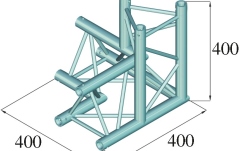 Truss deco Alutruss DECOLOCK DQ3-SPAL34 3-Way Corner 90° bk
