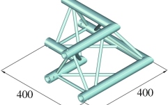 Truss în 3 puncte Alutruss DECOLOCK DQ3-PAC21 2-Way Corner 90°