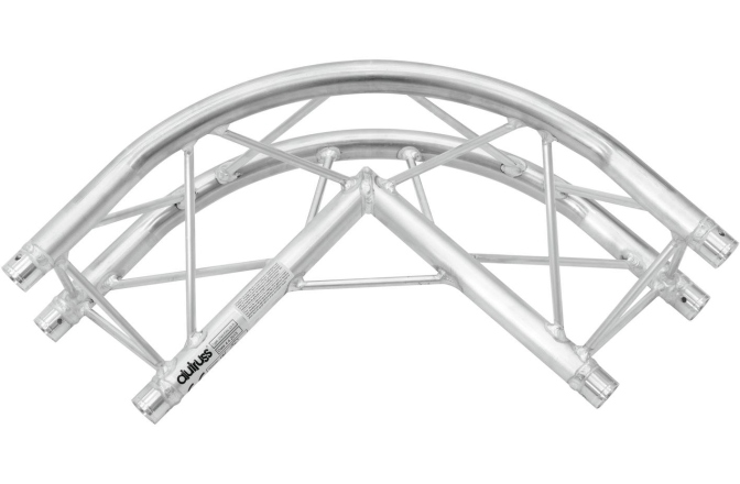 Truss în 3 puncte Alutruss DECOLOCK DQ3-PAC25R 2-Way Corner 90°