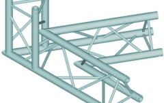 Truss în 3 puncte Alutruss TRILOCK 6082AC-20-3 3-Way Corner 60°