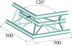 Truss în 3 puncte Alutruss TRILOCK 6082AC-22 2-Way Corner 120°