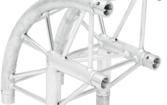 Truss quad tubular Alutruss QUADLOCK 6082C-21R 2-Way Corner 90°