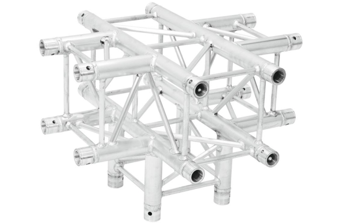 Truss quad tubular Alutruss QUADLOCK QL-ET34 T-51 5-Way T-Piece