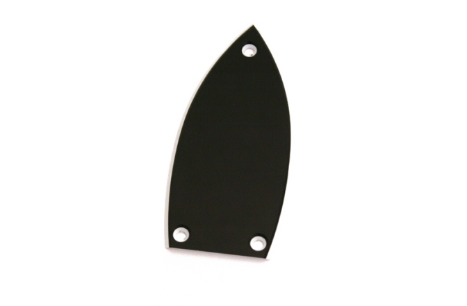 Gretsch Truss Rod Cover Standard Black - Truss Rod Cover - Soundcreation