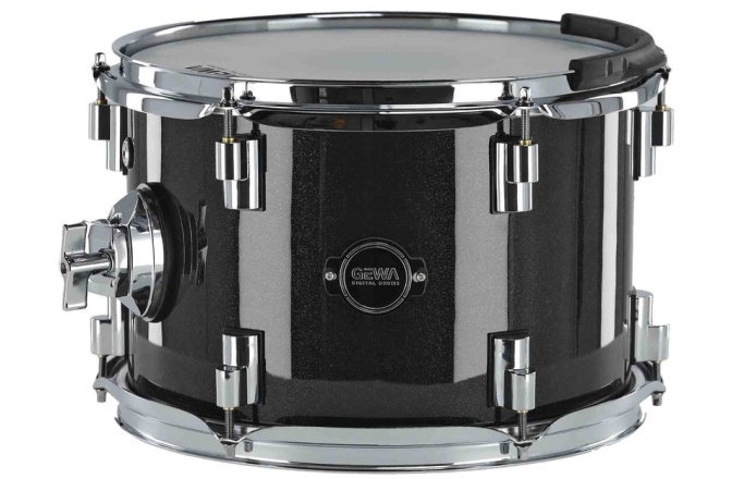 TT E-drum Gewa E-Drum shell TT Black Sparkle Wrap