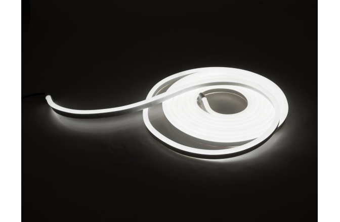 Tub de lumină flexibil cu 600 LED-uri alb cald Eurolite LED Neon Flex 24V 5m CW Set