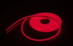 Tub de lumină flexibil cu 600 LED-uri roșu Eurolite LED Neon Flex 24V 5m red Set