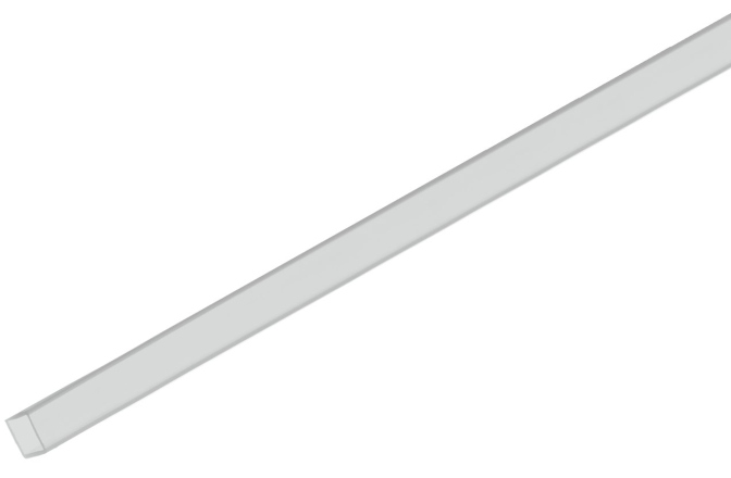 Tub decorativ Eurolite Tubing 10x10mm milky 2m