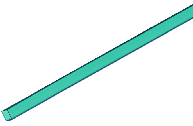 Tub decorativ Eurolite Tubing 10x10mm turquoise 2m