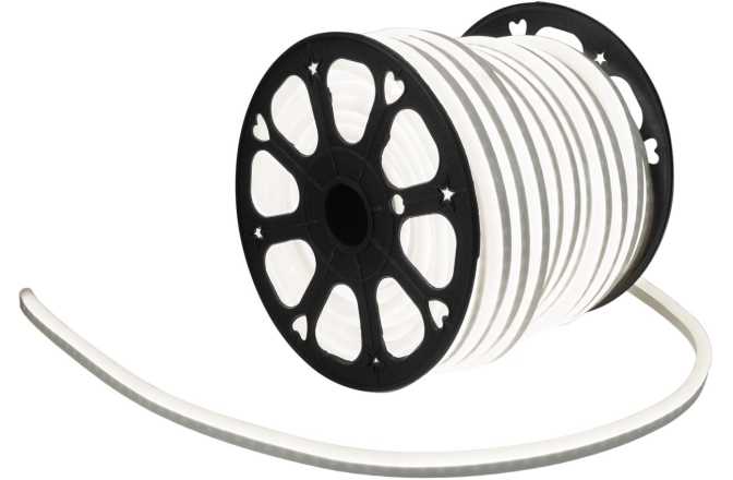Tub flexibil cu LED-uri Neon alb Eurolite LED Neon Flex 230V Slim neutral white 100cm