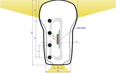 Tub flexibil cu LED-uri Neon Eurolite LED Neon Flex 230V Slim RGB 100cm