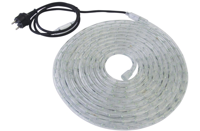 Tub flexibil pentru iluminat decorativ Eurolite RUBBERLIGHT LED RL1-230V white 3000K 9m