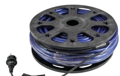 Tub flexibil pentru iluminat decorativ Eurolite RUBBERLIGHT RL1-230V blue 44m