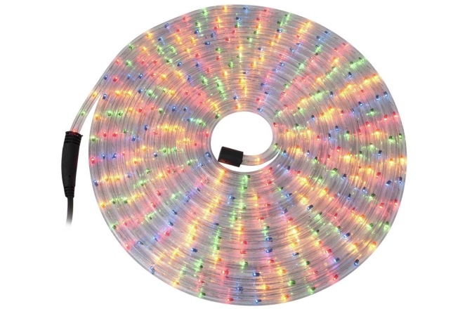 Tub flexibil pentru iluminat decorativ Eurolite RUBBERLIGHT RL1-230V multicolor 9m