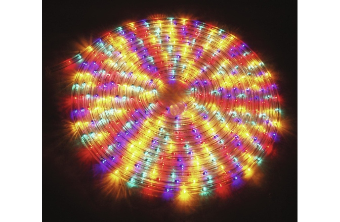 Tub flexibil pentru iluminat decorativ Eurolite RUBBERLIGHT RL1-230V multicolor 9m