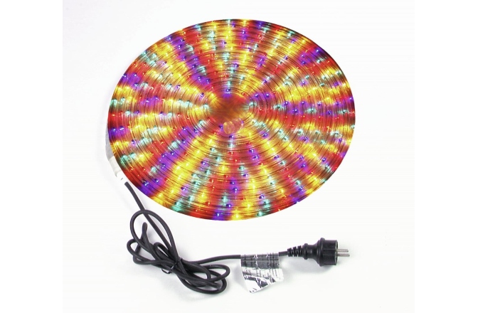 Tub flexibil pentru iluminat decorativ Eurolite RUBBERLIGHT RL1-230V multicolor 9m