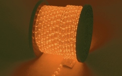 Tub flexibil pentru iluminat decorativ Eurolite RUBBERLIGHT RL1-230V orange 44m