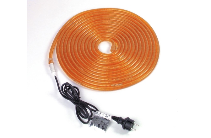 Tub flexibil pentru iluminat decorativ Eurolite RUBBERLIGHT RL1-230V orange 9m