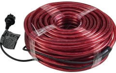 Tub flexibil pentru iluminat decorativ Eurolite RUBBERLIGHT RL1-230V red 44m