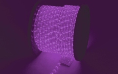 Tub flexibil pentru iluminat decorativ Eurolite RUBBERLIGHT RL1-230V violet/pink 44m