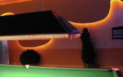 Tub LED flexibil pentru iluminat decorativ galben Eurolite RUBBERLIGHT LED RL1-230V yellow 44m