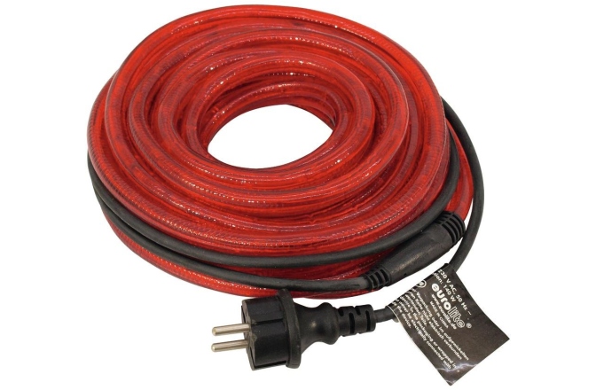 Tub luminos Eurolite RUBBERLIGHT RL1-230V red 9m