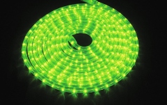 Tub luminos flexibil verde Eurolite RUBBERLIGHT LED RL1-230V green 9m