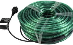 Tub luminos flexibil verde Eurolite RUBBERLIGHT RL1-230V green 44m
