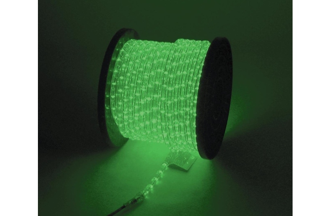 Tub luminos flexibil verde Eurolite RUBBERLIGHT RL1-230V green 44m