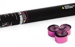 Tun de confetti portabil, pink TCM FX Handheld Streamer Cannon 50cm, pink metallic