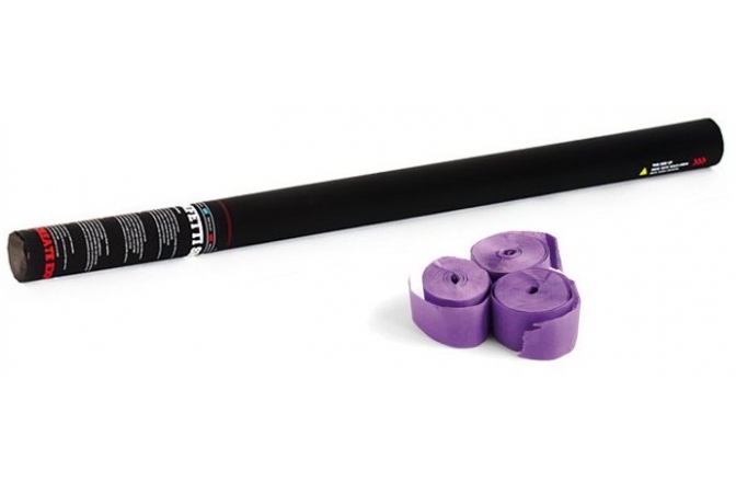 Tun de confetti portabil, violet TCM FX Handheld Streamer Cannon 80cm, purple