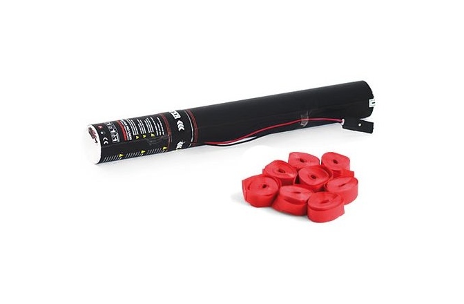 Tun electric confetti, roșu TCM FX Electric Streamer Cannon 50cm, red