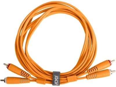 Ultimate Audio Cable Dual RCA - RCA Straight 1.5m - Orange