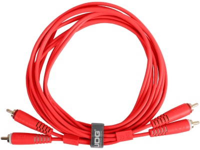 Ultimate Audio Cable Dual RCA - RCA Straight 1.5m - Red