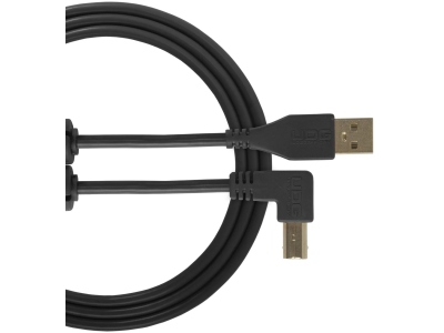 Ultimate Audio Cable USB 2.0 A-B Angled 1m - Black