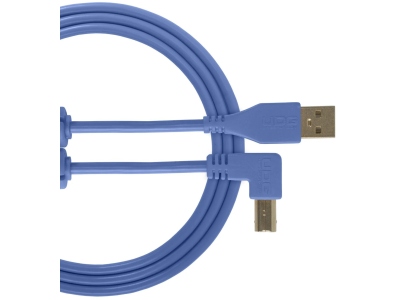 Ultimate Audio Cable USB 2.0 A-B Angled 3m - Blue
