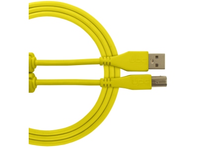 Ultimate Audio Cable USB 2.0 A-B Straight 1m - Yellow