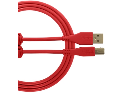 Ultimate Audio Cable USB 2.0 A-B Straight 2m - Red