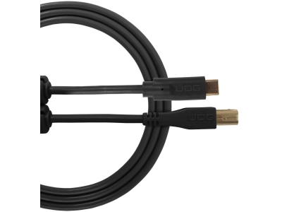 Ultimate Audio Cable USB 2.0 B-C Straight 1.5m - Black