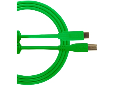 Ultimate Audio Cable USB 2.0 B-C Straight 1.5m - Green