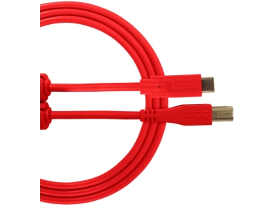 Ultimate Audio Cable USB 2.0 B-C Straight 1.5m - Red