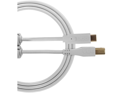 Ultimate Audio Cable USB 2.0 B-C Straight 1.5m - White