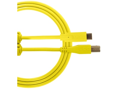 Ultimate Audio Cable USB 2.0 B-C Straight 1.5m - Yellow