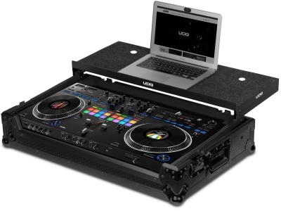 Ultimate Flight Case DDJ-REV7 Plus - Laptop Shelf + Wheels