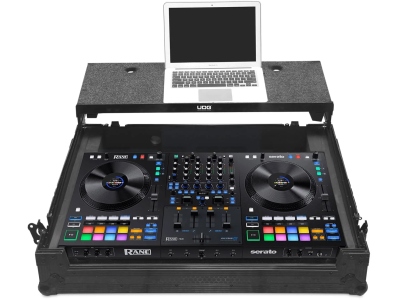 Ultimate Flight Case Rane Performer & Four Plus (Laptop Shelf + Wheels) 