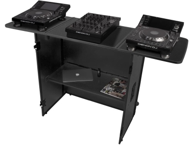 Ultimate Fold Out DJ Table Plus mk2 - Black