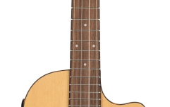 Ukulele bariton  Ortega Bonfire Series/Preamp Bariton Ukulele - Natural Spruce laser engraved