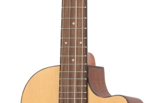 Ukulele bariton  Ortega Bonfire Series/Preamp Bariton Ukulele - Natural Spruce laser engraved