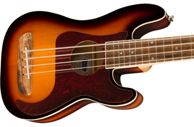 Ukulele Bas Fender Fullerton Precision Bass Uke Walnut 3-Color Sunburst