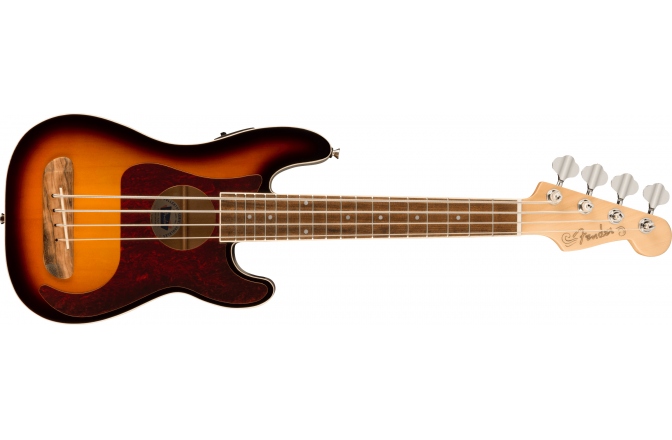Ukulele Bas Fender Fullerton Precision Bass Uke Walnut 3-Color Sunburst